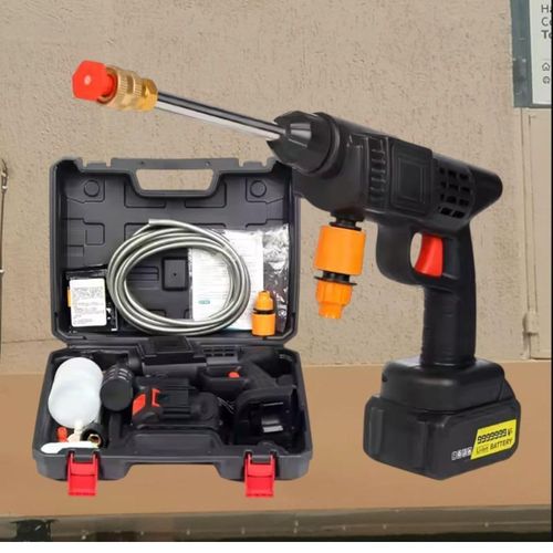 High Performance 96V Cordless Portable Car Washer Car Washing Spray Machine With 2 Lithium Batteries and 3 in 1 Adjustable Nozzle Efficient Cleaning