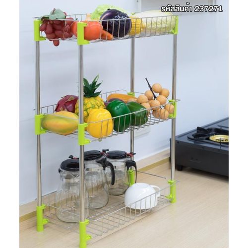 Stainless steel 3 tier storage perfect for your Kitchen to keep your fruits