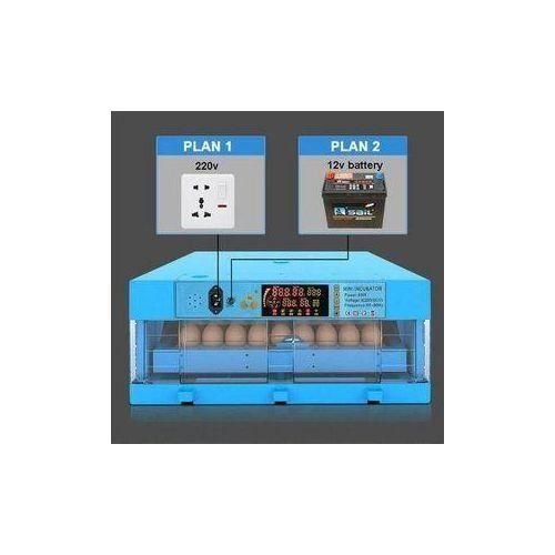 64-EGGS SOLAR AND ELECTRIC FULL AUTOMATIC INCUBATOR ACDC