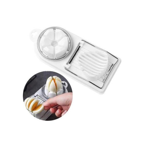Egg Slicer for Hard Boiled Eggs Egg Cutter Strawberry Slicer Heavy Duty Tomato Slicer Stainless Steel Wire Multipurpose Egg Slicer Dicer for Soft Fruit Mushroom Home Use