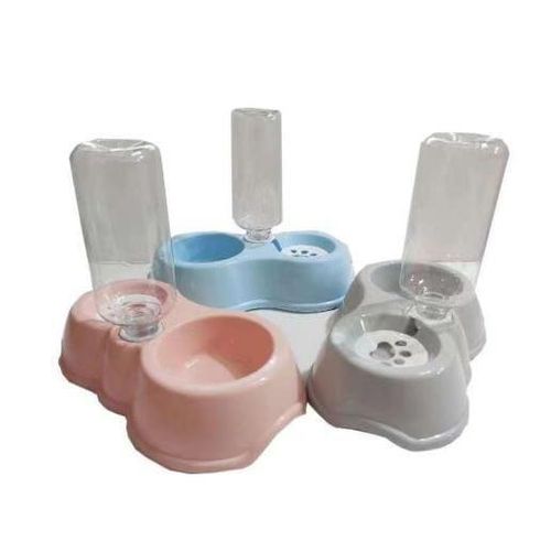 2in1 Automatic double pet bowl plus water dispenser