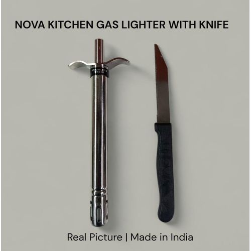 NOVA Kitchen Gas Lighter with Knife