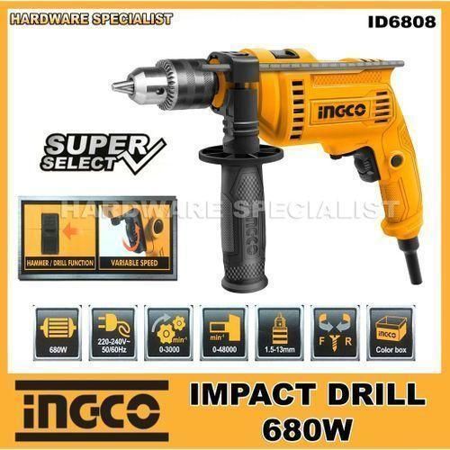 Industrial Impact Drill With Hammer 680w