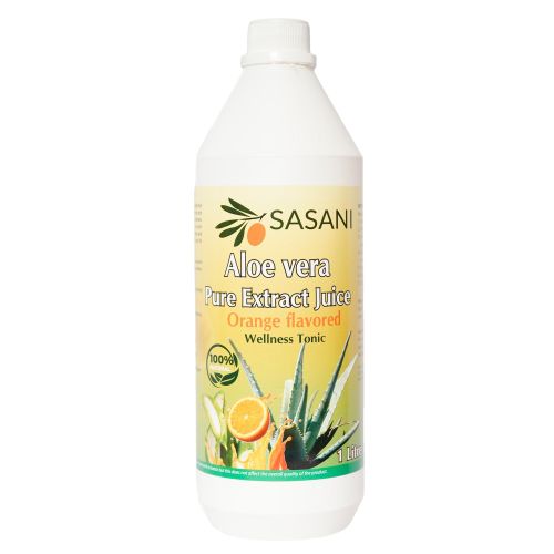 Aloe Vera Pure Extract Juice Orange - Flavored 1 Liter