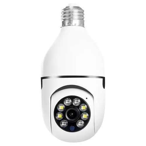 V380 Pro HD Smart Light Bulb Camera – 360° PTZ, E27 Socket, Night Vision