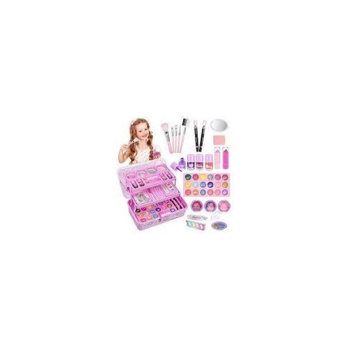 Danielle Bell Kids Makeup Kit for Girls – Washable Princess Makeup Vanity Set with Portable Travel Case