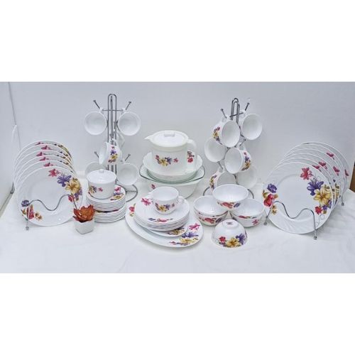 58pcs Ceramic Multipurpose Glass Dinner Set For Serving Food