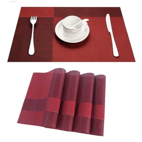6pcs pvc table mats