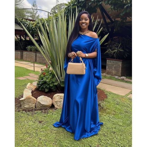 Rich Auntie Silky Maxi Dress