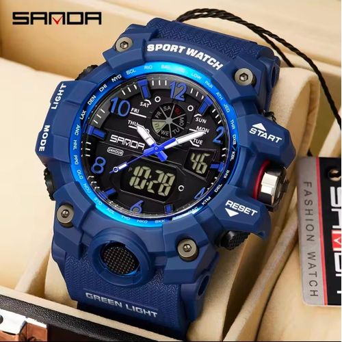Rugged Millitary Shockproof Mens Outdoor Sports Waches