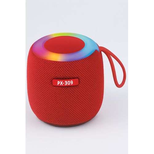 PX-309 Wireless Bluetooth Speaker with LED Light Ring Red