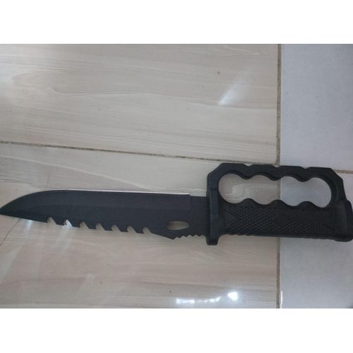 Outdoor Knife Survival with Holster - Bushcraft Knife Outdoor Military - Survival Knife with Fire Steel - Combat Knife Military Sharp