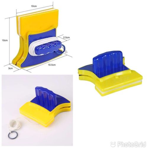 Magnetic window glass cleaner handheld double sided wiper surface tall building cleaning tool