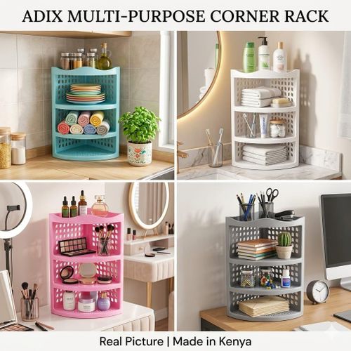 Corner Plastic Dish Rack – 4 Layers