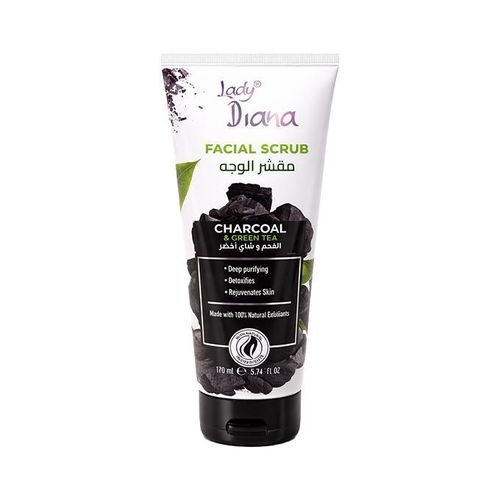 CHARCOAL & GREEN TEA FACIAL SCRUB 170ML