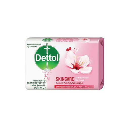Dettol Skincare Antibacterial Bar Soap Pink Germ Protection with Moisturizers Smooth Healthy Skin