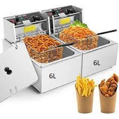 12L Double Chicken And Chips Electric Fryer 66L