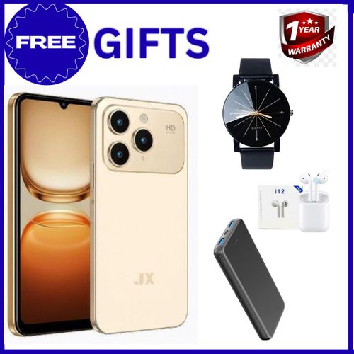 17 Pro Max Android 14 smartphone 128GB Rom +8GB Ram 6.8 inches IPS LCD screen display 5000mAh battery +FREE GIFTS ( WATCH+EARPODS+POWERBANK)