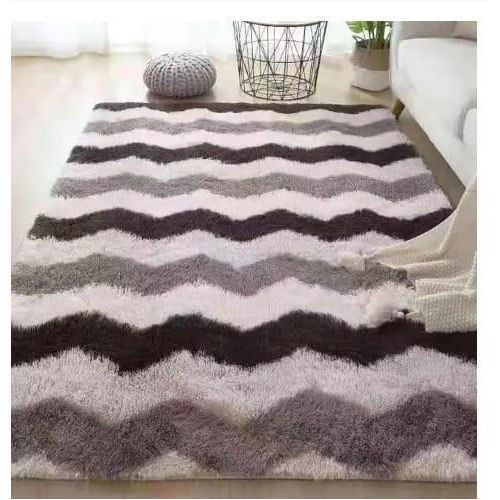 Soft Fluffy Carpet size 5 by 8 feets 5*8 Carpet easy to wash carpet