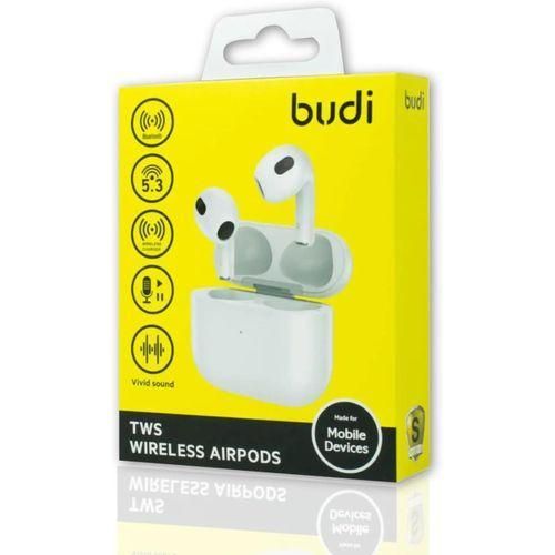 TWS Bluetooth Earbuds Version 5.3 with Built-in Microphone and Wireless Charging