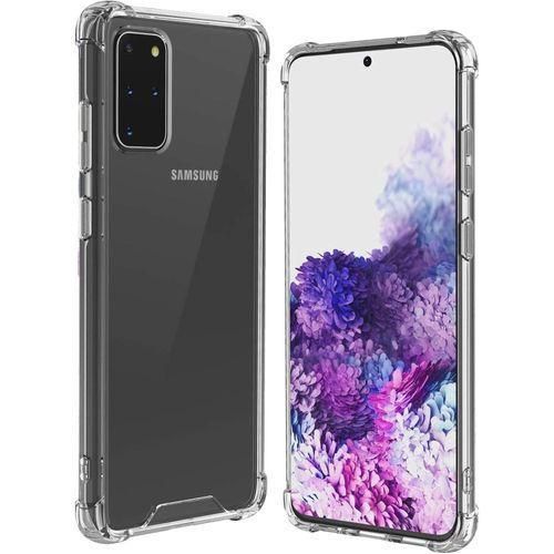Galaxy S20 Plus 5G Hard Back with Soft TPU Bumper Military-Grade Drop ProtectionShockproof Anti YellowSlim Fit Transparent Cover