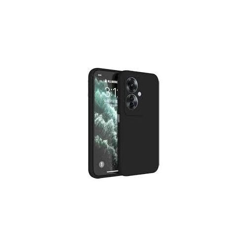 Reno 11 f black soft silicon phone case