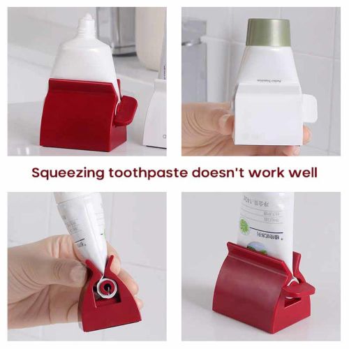 Roll up toothpaste squeezer