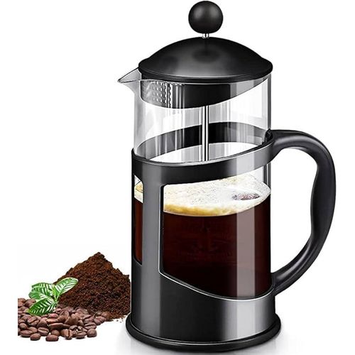 800ml French Press Coffee Maker Glass Coffee Plunger with Stainless Steel Filter