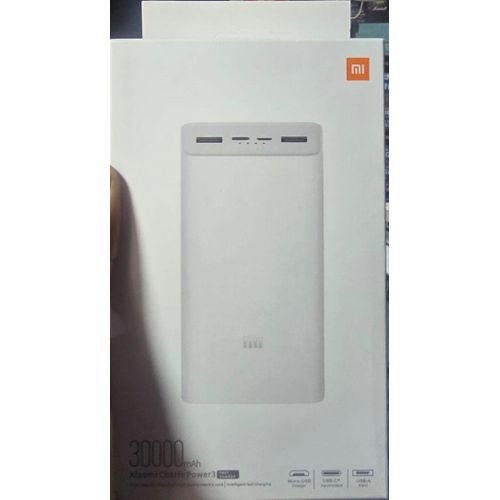 Xiaomi Mi Power Bank 3 30000mAh Portable Charger with Triple Output Fast Charge