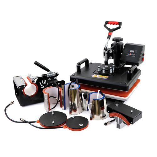 8 In 1 Combo T-Shirt Sublimation Heat Press Transfer Printing Machine