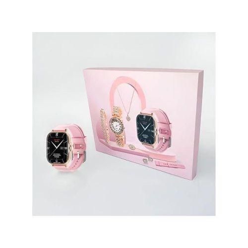 A58 Luxury Gift Set for Women – Smart Watch + Necklace + Earrings + Bracelet + Ring