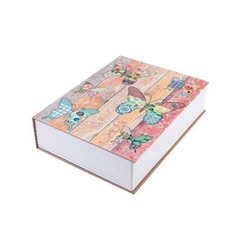 Mini Dictionary Safe Box Butterfly Book for Jewellery Key