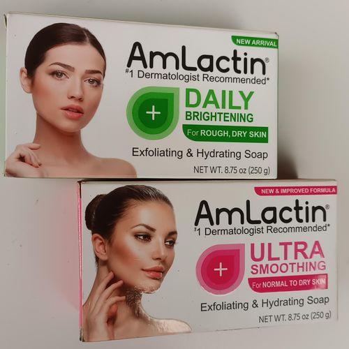 Dermatologist Recommended DAILY BRIGHTENING For Rough, Dry Skin Exfoliating & Hydrating Soap + ULTRA SMOOTHING Normal Dry Skin Exfoliating & Hydrating Soap nk