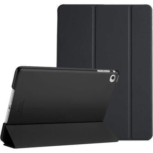 iPad Air 2 Smart Folio Case - Black, PU Leather, Ultra-Thin, Pen Slot