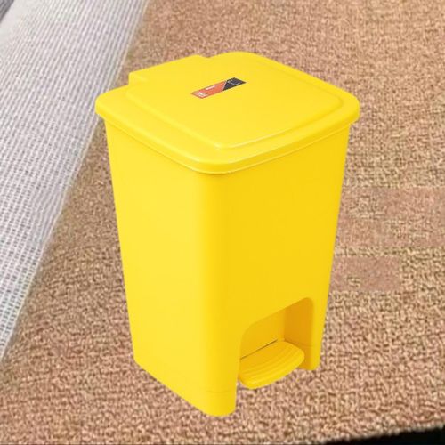 Built For Long-Lasting 30L Litres Hard Plastic Step Pedal Waste Garbage Dust Bin For Hygienic Operation