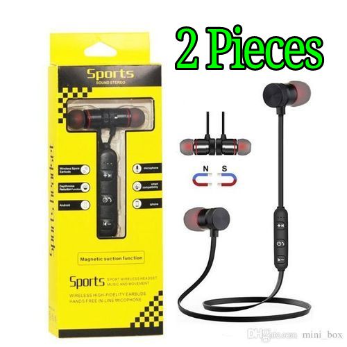 2 Pieces Sports Magnetic Wireless Earphone