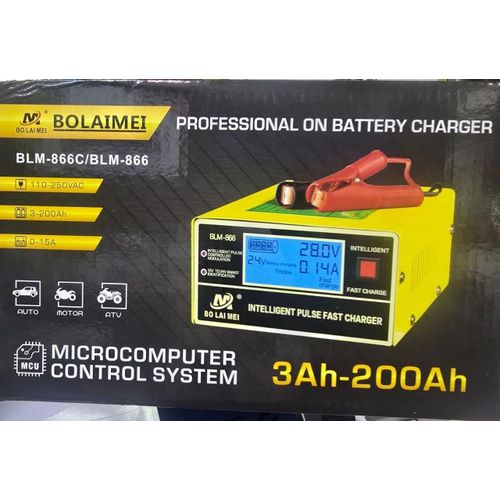 Heavy-Duty 12V 24V Automatic Battery Charger for Car and Truck Use