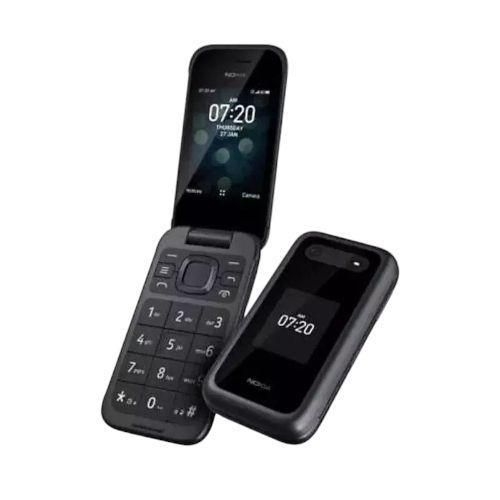 Nokia 2660 Flip Mobile Phone Classic - 4G-Dual SIM-Long Battery Life TA-1474 - Black