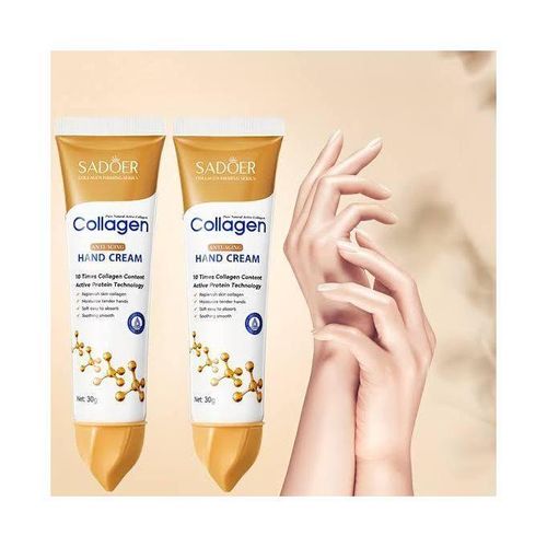 Collagen Anti Wrinkle Hand Cream, Nourishing Whitening Moisturizing Skin Care Cream, Fast Absorbing Anti Ageing Hand Cream, Smooth And Soft Skin Crack Repair Cream To Remove Wrinkles Darkness