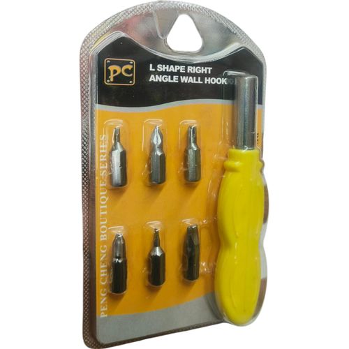 L Shavpe Righ Angle Wall Hook Mini Tool Screwdriver Set 200ml