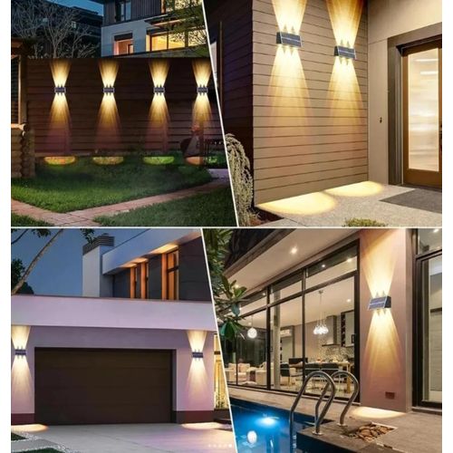 Hawai double sided Solar wall light