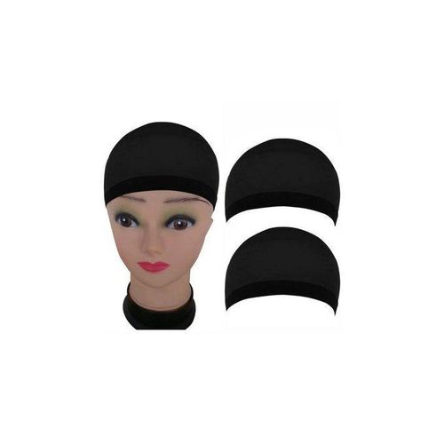 2Pcs Black Stretchy Hair Mesh Wig Cap Hair Net