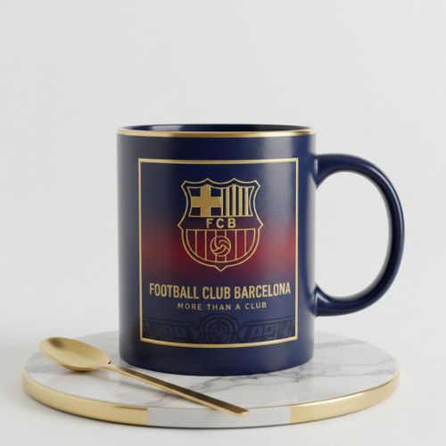 FC Barcelona Fans Limited Edition Gift Mug - Royal Navy Blue & Gold
