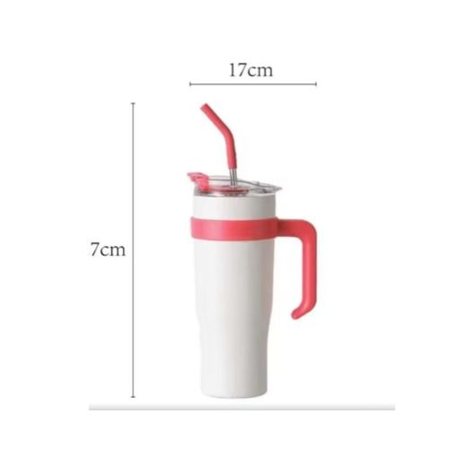 Hot and cold thermos mug with handle-1200ml
