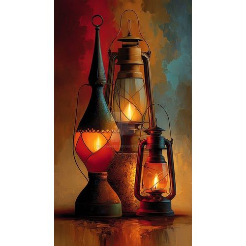 Lantern Canvas(None) Printed Wall Art- Decorated,Flora,Wall Arts,wall hanging