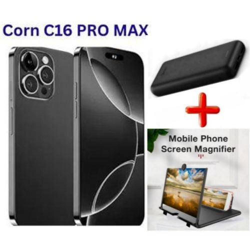 C16 Pro Max, 5(2+3Extended) Ram + 64GB RAM Storage, 6.6", 13MP, 5000mAh, Dual SIM + FREE GIFTS