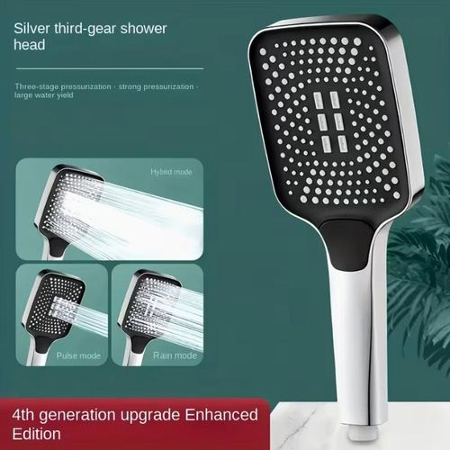 Adjustable Shower Head 3 Mode Rainfall Shower Large Flow Handheld Showerheads