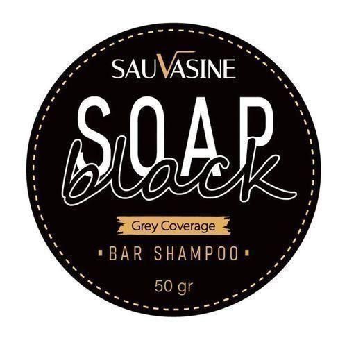 Black Soap Grey Covering Bar Shampoo 50g