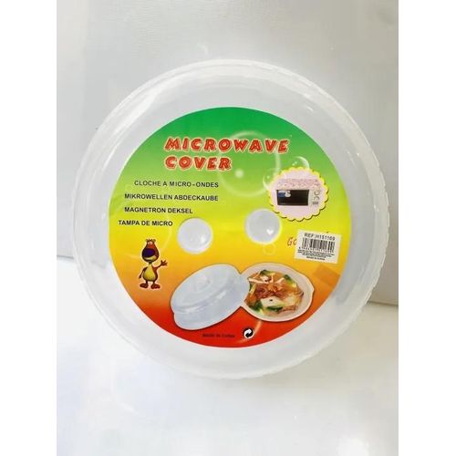 Microwave Plate Covers Clear Plastic Vent Steam Splatter Lid Food Dish 10
