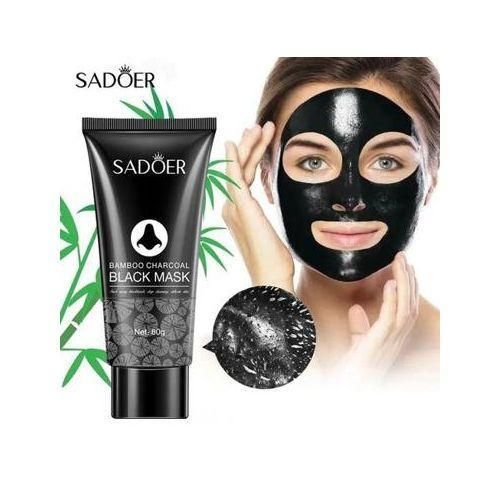 SADOER Peel Off Mask Black Mask Deep Cleansing Bamboo Charcoal Blackhead Remover Shrink Pore